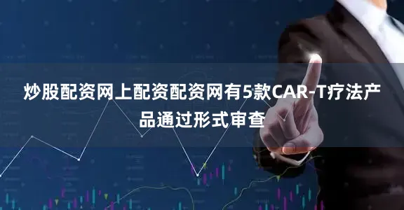 炒股配资网上配资配资网有5款CAR-T疗法产品通过形式审查